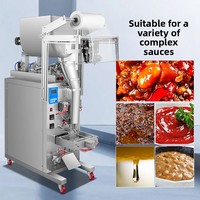 Remplissage liquide 220v pour pâte d'huile de piment Base de soupe de pot chaud Sac de glace au miel Machine à sauce en plastique entièrement automatique