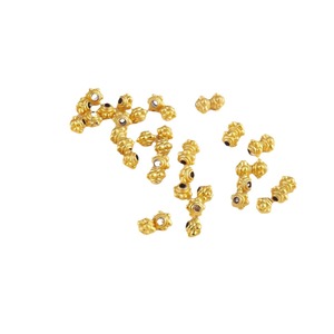 Perles entretoises traditionnelles plaquées or 6 mm, style rétro artistique classique pour la fabrication de colliers, bracelets et bijoux DIY - Product Image 5