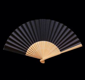 พัดงานแต่งงานพับได้ขนาด 33 ซม. ทำจากไม้ไผ่ พร้อมตกแต่งลายเพ้นท์แกะสลัก  พร้อมถุงของขวัญงานแต่งงานผ้าออร์แกนซ่า  สินค้า DIY  รับทำโลโก้ตามสั่ง - Product Image 3