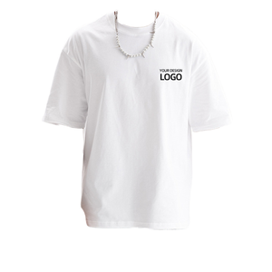 T-shirt en coton surdimensionné tendance pour hommes avec imprimé graphique élégant, tissu doux et respirant, parfait pour les tenues décontractées - Product Image 1
