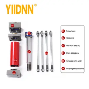 HOB Customization Tie Rod Double Action Heavy-duty Hydraulic Oil Cylinder High Quality