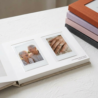 Album photo élégant fait main à 64 pochettes avec espace d'écriture pour Fujifilm Instax Mini, idéal pour les cadeaux