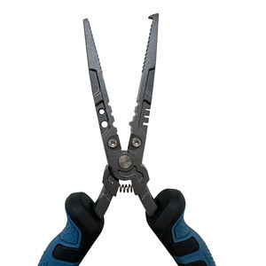 ที่จับปลาทะเลอเนกประสงค์ ทำจากเหล็กกล้าคาร์บอน พร้อมด้ามจับ PP ออกแบบตามหลักสรีรศาสตร์  คีมตัดสายเบ็ดแบบถัก - Product Image 4