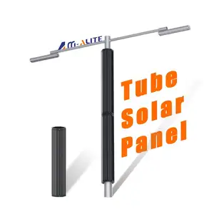太阳能管板最新技术太阳能光伏屋顶瓦20w 40w 60w 100太阳能电池板制造商