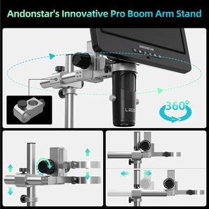 Andonstar AD249S-M Plus 101'' Digitalmikroskop 2000x 3-Linsen 2160P UHD Videoaufnahme LED-Lichtquelle für Elektronikreparatur - Product Image 5