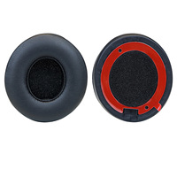 Almohadillas de Repuesto para Auriculares Beats Solo 4, Almohadillas de Espuma Viscoelástica y Cuero Proteico para Auriculares Inalámbricos Beats Solo4