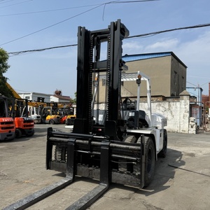 Montacargas Usado TCM FD100 de 10 Toneladas, de Segunda Mano, Alto Estándar, Precio con Descuento, Marca Japonesa de Buena Reputación, Motor Diésel, en Venta - Product Image 2