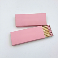 Boîtes d'allumettes personnalisées écologiques, boîtes cadeaux personnalisées, allumettes longues en bois de sécurité pour mariage, bougie