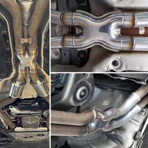Usine en gros <span class=keywords><strong>Performance</strong></span> universelle aluminisé 409 système d'échappement en acier inoxydable 51mm-89mm tuyau en Y de connexion - Product Image 5