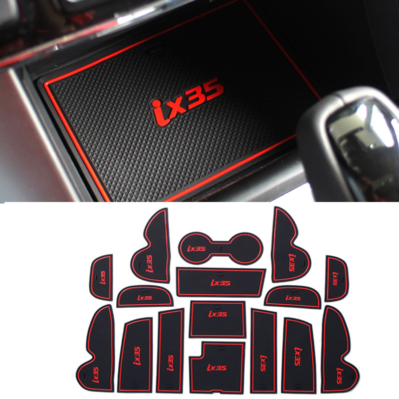 Hyundai ix35 (Tucson) 2009-2015 Car Cup Holder Mats Interior Accessories - FSSRUI Brand
