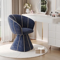 Fauteuil de salon moderne avec housse en coton doux, pieds en bois massif, design décontracté pour usage domestique