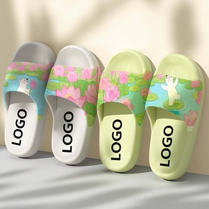 Pantoufles d'intérieur personnalisées <span class=keywords><strong>avec</strong></span> impression <span class=keywords><strong>ours</strong></span> <span class=keywords><strong>polaire</strong></span> et lotus Diapositives design dessin animé mignon de haute qualité <span class=keywords><strong>avec</strong></span> personnalisation du logo - Product Image 6