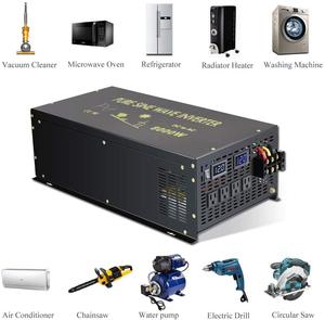 WZRELB अधिकतम निरंतर शक्ति 16000 वाट पीक करने के लिए भारी शुल्क 12V डीसी 120V एसी 60HZ ट्रक/आर. वी. शुद्ध साइन लहर औंधा 8000 वाट - Product Image 3