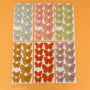 Decoración de Pastel de Papel Ecológica con Diseño de <span class=keywords><strong>Mariposa</strong></span>, Adhesivos Decorativos para Pared de Halloween, Feliz Cumpleaños, DIY, para Fiesta de Cumpleaños de Niña - Product Image 5