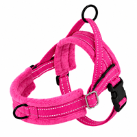 Harnais pour chien ergonomique anti-étranglement en Y, rembourré en néoprène souple, fabrication directe usine, personnalisable ODM