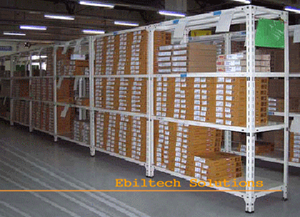 高品質倉庫保管用軽量スロット付きアングル鉄製ラック - Product Image 2