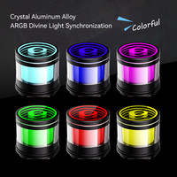 Refroidisseur liquide ZeroMaster 120 mm ARGB PWM à roulement fluide 20dBA LED, nouveau design, radiateur de refroidissement par eau Intel pour boîtier d'ordinateur de jeu