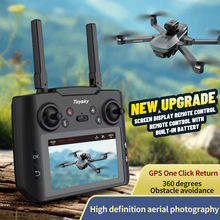 S197 Professional Foldable Drone Kit 4.5 Inch 4K Hd Screen FPV Flight Controller GPS Brushless Motor Plastic Full Set - Product Image 3