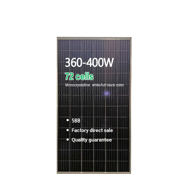 360w 370w 380w 390w 400w 72 सेल 158.75mm मोनो संकर सौर पैनल सौर panal चीन से मॉड्यूल