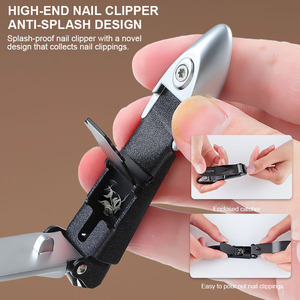 Ensemble de <span class=keywords><strong>manucure</strong></span> pédicure personnalisé 9 pièces <span class=keywords><strong>Kit</strong></span> d'outils coupe-ongles portable en acier inoxydable avec étui de voyage en cuir véritable - Product Image 2