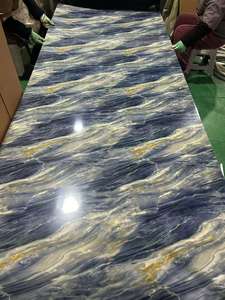 Solid White Wallpaper Dark Blue Glitter Golden Lines <strong>Wall</strong> Paper Mold Resistant <strong>Wall</strong> Paper <strong>for</strong> <strong>Kitchen</strong> Bathroom <strong>Wall</strong> <strong>Coverings</strong> - Product Image 4