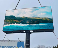 Module d'affichage LED extérieur P6 pour mur publicitaire, panneau LED étanche, mur publicitaire extérieur, écran LED couleur pleine, pantalla LED