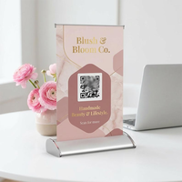Support de présentation de table personnalisé, mini-stand promotionnel pour bureau, porte-affiche publicitaire