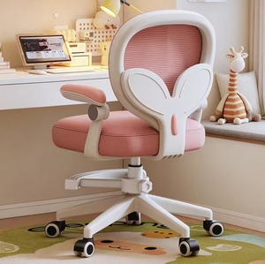 Silla de Estudio para Niños con Ruedas, Giratoria 360 Grados, Altura Ajustable, Asiento Cómodo, Varios Colores Opcionales, Silla de Escritorio para Oficina - Product Image 1