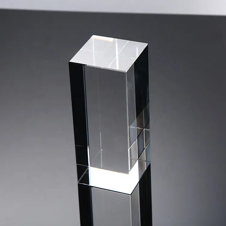 Оптовая продажа, хорошее качество, индивидуальный 3d лазерный гравированный блок K9, чистый кристаллический куб для гравировки подарков