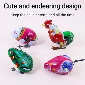 Figura de Acción de Rana Saltarina de Metal Clásica, Juguete de <span class=keywords><strong>Cuerda</strong></span> para Niños, Regalo para Bebés, Juguetes Clásicos de <span class=keywords><strong>Cuerda</strong></span> - Product Image 2