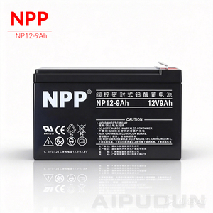 แบตเตอรี่เจลตะกั่ว-กรด 12V9AH เป็นมิตรกับสิ่งแวดล้อม คายประจุเองได้น้อย เหมาะสำหรับระบบสำรองไฟ (<span class=keywords><strong>UPS</strong></span>) พลังงานทดแทน และระบบ IoT - Product Image 1