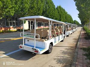 Carrito de golf eléctrico de 14 asientos, 4x4, <span class=keywords><strong>coche</strong></span> todoterreno eléctrico para discoteca a la venta, Color dorado, diseño gratuito personalizado, <span class=keywords><strong>precio</strong></span> bajo - Product Image 3