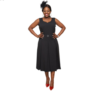 Robe de costume pour femme à manches longues, longueur genou, élégante et décontractée - Product Image 4