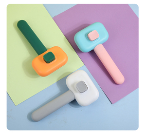 Outil de toilettage pour animaux de compagnie, brosse à longue broche pour chiens et chats, outil pour le nettoyage automatique des poils humains, 1 pièce - Product Image 3
