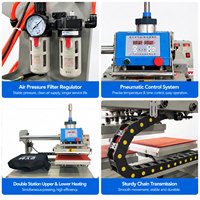 Machine à embosser 3D pour tissus 40x40, pour logos personnalisés, étiquettes et motifs décoratifs sur tissus et cuir compatibles.