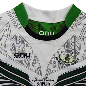Murni grosir sublimasi dicetak reversibel Jersey rugbi kemeja kustom poliester Rugby Jersey Liga Set seragam untuk pria wanita - Product Image 5