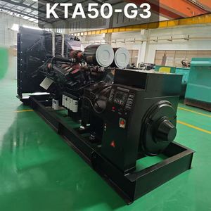เครื่องยนต์ KTA50-G3 1100 กิโลวัตต์ 1375 กิโลโวลต์แอมแปร์ เครื่องกำเนิดไฟฟ้ากระแสสลับ ดีเซล เกนเซ็ต - Product Image 3