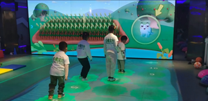 Trò chơi nhóm, trò chơi tương tác dẫn đầu, tương tác trên tường và sàn, thể thao vui nhộn, trận chiến lưới, trò chơi bóng - Product Image 5