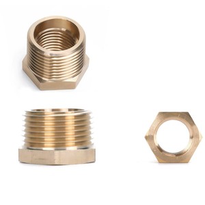 Nissin Brass Npt Thread Adapter Reducer 1/2 In To 3/4 In For Air Water Pipe - Product Image 5