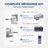 Sensor de Peso Económico de 5kg, 50kg, 100kg, 200kg, 500kg, 1000kg, 2000kg, 5000kg, Célula de Carga Tipo S para Tensión y Compresión