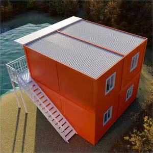 Casas Prefabricadas de Dos Pisos, Contenedorizadas, de Ensamblaje Rápido, Estructura de Acero con Panel Sándwich, Construcción <span class=keywords><strong>Modular</strong></span> Móvil - Product Image 2