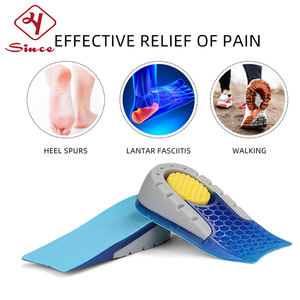 Gel Chiều Cao Tăng Lót Sốc Hấp Thụ Gót Đệm Miếng Đệm Chiều Cao Nâng Giày Chèn Cho Nam Giới Phụ Nữ - Product Image 3