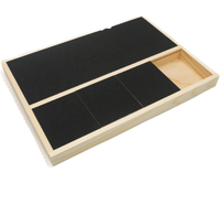 Planche à gratter pour chien en bois avec boîte de rangement dissimulée pour friandises, grattoir à ongles pour animaux, tapis à gratter pour chat