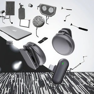 Micrófono Lavalier Inalámbrico Dinámico Portátil SX19, Patrón Omnidireccional, Conector Tipo C, Cancelación de Ruido para Teléfonos Celulares, Alta Calidad - Product Image 3