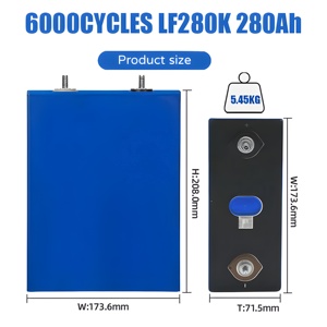 แบตเตอรี่ LiFePO4 เกรด A+ EV MB31 314Ah สต็อก EU LF280K 280Ah 3.2V เซลล์แบบแท่งปริซึม สำหรับระบบกักเก็บพลังงานแสงอาทิตย์ (ESS) - Product Image 2