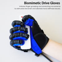 Gant d'entraînement rechargeable pour les mains et les doigts avec fonction miroir et chauffante, 9 niveaux de force, USB, OEM ODM