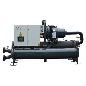 Unidad de refrigeración de compresores de tornillo de baja temperatura Unidad de condensación refrigerada por agua/aire adecuada para proyectos industriales