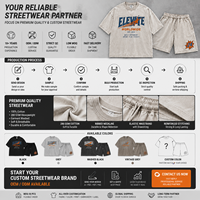 Ensemble streetwear pour homme en coton 100% 280G, imprimé graphique, t-shirt à manches courtes et short, ensemble de survêtement assorti pour homme, OEM ODM personnalisé