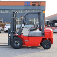 Montacargas Diésel de 3 Toneladas de Alta Calidad, Montacargas Diésel de 3t con Motor ISUZU Xinchai Original, Precio de Fábrica