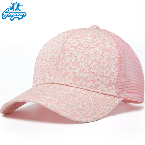 Mùa hè của phụ nữ lưới thời trang Mũ bóng chày thiết kế mới ren hoa Mũ bóng chày thoáng khí Kem chống nắng ưa thích Mũ bóng chày nóng bán - Product Image 5